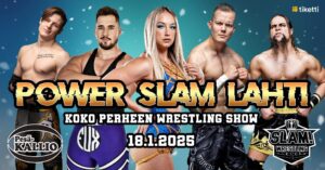 Power SLAM Lahti tammikuussa 2025 showpaini Lahdessa.